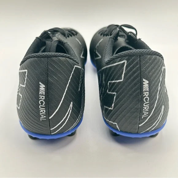 Men’s Nike Mercurial Vapor 15 Soccer Cleats Black Blue Sizes 9.5 Dj5963-040 New - Picture 4 of 10